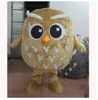 Performance jaune gros gros hibou mascotte Costume Halloween Noël fantaisie fête personnage de dessin animé tenue costume adulte femmes hommes robe Friuts carnaval unisexe adultes