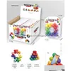Dekompresyjna zabawka Fidget 3D Puzzle Ball Endless skręcona i zmieniła elastyczne Jionts Relief Desk Scpture Toys Intelligence Development Dhitt
