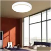 Luzes de teto Brelong Modern Round LED Luz de teto Dia21cm 6W Economia de energia Sala de estar Hall Home Corredor Iluminação Gota entrega L Dh0Jp