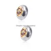 Clip-On & Screw Back Update Magnetic Clip On Diamond Earrrings Screw Back No Hole Stainless Steel Ear Rings Allergy Fashion Jewelry F Dhk5Y