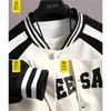 Mensjackor Casual 2024 Spring Autumn Bomber Jacket Unisex Hip Hop Streetwear Loose Baseball Uniform Coat Sport Outdoor Tops Kläder