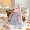 2024 Flower Skirt Couple Rabbit Plush Toy Long Eared Rabbit Doll Grab Machine Doll