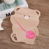 12*15cm Lovely Bear Sugar Plastic Packaging Bags Aluminum Foil Sealing Cartoon Pouch For Children Gift Candy Cookies Snack Biscuit Nut Toys Jewelry Package Storage