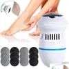 Foot Rasps Electric Foot Grinder Vacuum Callus Pedicure Tools Rechargeable Files Clean For Hard Cracked Skin 240226 Drop Delivery Heal Dhksa
