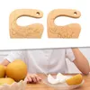 Knives Pretend Wooden Cutter Kitchen Cutting Toy Playset For 4 Years Old Up