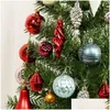 Kerstversiering Plastic Kleur Kerstversiering Bal Set Boom Decoratie Hanger Voor Thuis Pelotas De Navidad Noel 201128 Dro Dhefj