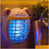 Lumières LED multifonctions Brelong Tueur d'insectes électronique pour terrasse intérieure et extérieure Lampe anti-moustique d'arrière-cour Panda / Chat Cochon Dhaum