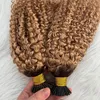 kinky curly i tip extensions ombre t2/27 micro links preed itip itip extension 100g