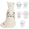 Abbigliamento per cani Abbigliamento Gilet rinfrescante Maglia bianca Traspirante Protezione solare fresca T-shirt per animali domestici con collo tondo Camicia per gatti toro