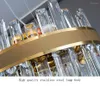 Kroonluchters Moderne Led Kristallen Kroonluchter Voor Eetkamer Creatief Ontwerp Luxe Home Decor Gouden Lamp Ovale Lichtarmatuur