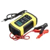 Motoracculader 12V autolader Volledig intelligente automatische reparatiebatterij Pulsreparatielader met LCD-scherm