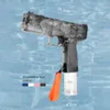Gun Toys Childrens Electric Water Squirts Toy With Lanyard High Power Long Range Water Toys For Pool Outdoor Beachl2403