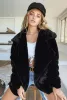 Jacken Winter Neue Frauen Faux Pelz Elegante Braun Shaggy Mäntel Warme Plüsch Mantel Streetwear Weibliche Weiße Pelzigen Flauschigen Jacke