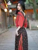 Kleid Sommerkleider für Frauen 2023 Baumwolle Bohemian ODER Boho Vintage Maxi V-Ausschnitt Kurzarm Pullover Fledermausärmel Vestidos Robe