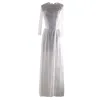 Dress Formal Occasion Dresses For Women Long Sleeves Lace Switching Wedding Dress Elegant Party Evening Slim Maxi Bridesmaid Dresses