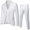 Costumes costume d'affaires veste manteau blazers pantalon gilet hommes mariage trois pièces pantalon gilet grande taille costumes professionnels