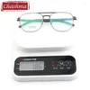 Sunglasses Frames Light Thin Glasses Titanium Men Design Prescription Eyeglasses Optical Lens Transparent Crystal Designer Frame