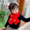 Scarves Autumn And Winter Cute Chinese Style Year Scarf Children's Warm Soft Neck Cover