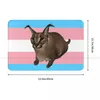 Tapis Big Floppa Cat Animal Tapis de salle de bain TRANS FLAG Paillasson Salon Tapis Balcon Tapis Décoration de la maison