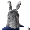 Maschere per feste Animale Cartone animato Maschera di coniglio Donnie Darko Frank The Bunny Costume Cosplay Halloween Maks Forniture 220826 Consegna di goccia Dhn4D