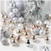 Kerstversiering Plastic Kleur Kerstversiering Bal Set Boom Decoratie Hanger Voor Thuis Pelotas De Navidad Noel 201128 Dro Dhefj