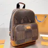 Novo saco de designer quente mochila de designer homens e mulheres mochila elegante clássico flores antigas zíper aberto e fechado mochila de couro de lona