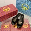 17 colori Designer Pantofola piatta doppia tazz Pantofole sandalo di fabbrica Slide Scarpa di lusso Donna estate Mocassini in pelle uomo Infradito DHgate moda regalo donna Sandale