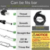 1pair 2550mm Barbell Clamps Weightlifting Collars Weight Clips for Bars Dumbbell Bar Spinlock Collar Gym Accessories 240227