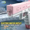 Sand Play Water Fun Gun Toys Automatic Electric Toy Summer Outdoors Pool Beach High Pressure Pistol Large Clip Birthday Easter Gifts 230711 Q240307