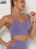 Camis esportes topos venda quente push up fiess feminino esporte ginásio superior acolchoado sutiã esportes tanque superior bralette