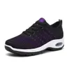 New men women shoes Hiking Running flat Shoes soft sole fashion purple white black comfortable sports Color blocking Q55-1 GAI usonline