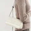 Shoulder Bags 2024 Slanting Leather Bag 20 10 12cm Fashion Pure Colour Head Layer Cowhide Shopping High Feeling Women's