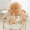 80CM Huggy Wuggy Speelgoed Knuffels Stuff Animal Kussen Kerstcadeau Octopus Inktvis Pluche Pop Speelgoed Voor Kinderen 240307