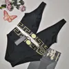 Kadın Mayo Moda Bikini Tasarımcıları G Zinciri Siyah Kadın Mayolar Bikini Set Mult-Rolors Yaz Saati Plaj Mayoları Rüzgar Mayo S-XL 240307