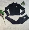 NEWS Women's Tracksuits Luxury brandLV fashion Casual 2 Piece Set designer sports Suit spring Autumn attire