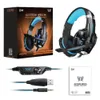 Kotion varje G9000/G9600 Gaming Headset Casque Deep Bass Stereo Game hörlurar med mikrofon LED -ljus för PS4 Laptop PC Gamer