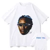 Projektant raper Young Thug Green Rzadka koszulka graficzna samca Hip Hop Retro T-shirty krótkie rękaw