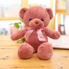 Stuffed UPS Cute teddy Plush Animals Cuddle action figure Colorful bear Pillow cloth doll small toy birthday gift for girls 240307