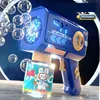 Zand Spelen Waterpret Astronaut Elektrisch Automatisch Licht Bubble Machine Bubbels Pistool Zomer Strand Bad Buitenspel Fantasie Speelgoed voor kinderen Cadeau