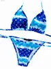 Costumi da bagno da donna firmati bikini sexy per le donne costume da bagno fasciato due pezzi crop top costumi da bagno perizoma costume da bagno a vita alta costumi da bagno 240307