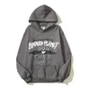 2024 Hoody Men Women Fleece Hoodie Hip Hop Pullovers Grey Sweatshirts