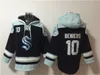 Seattle''kraken''hoodie 7 Eberle 13 Tanev 10 Beniers Maglie da hockey personalizzate Uomo Donna Gioventù