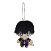 Hot selling 10cm anime cartoon volleyball young cute little doll backpack accessories plush doll pendant gifts