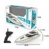 TKKJ 2.4G Mini Control Remote Control Boat 128 Escala Dual Motor 15kmh Velocidade rápida Água elétrica RC Speedbox Boy Boy Toy Presente 240223