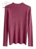 Pullover Damen Pullover Herbst Winter Strickwaren Mock Neck Reine Farbe Basis Shirt Langarm Tops Pullover Frauen Günstige Casual Jumper