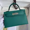 9A top borsa da donna fatta a mano filo di cera d'api designer borsa a tracolla di lusso multicolor originale imitazione moda classica pelle Epsom modello di palma mini 52