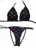 Costumi da bagno da donna firmati bikini sexy per le donne costume da bagno fasciato due pezzi crop top costumi da bagno perizoma costume da bagno a vita alta costumi da bagno 240307