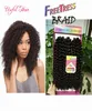 Cheveux de vague profonde crochet tresses 10 pouces crépus bouclés 3pcslot trame extensions de cheveux ombre brun profond bouclés bohème crochet tresses cheveux9677287