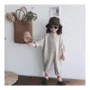 Frühling Unisex Kinder Overalls Baumwolle Leinen Lose Hosen Koreanischen Stil Baby Jungen Mädchen Overalls Kinder Kleidung 240226