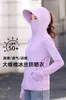 Vestes de Protection solaire pour femmes, vêtements féminins, soie glacée, Protection UV, été, Protection solaire, fine, respirante, à capuche, veste de cyclisme, 2024